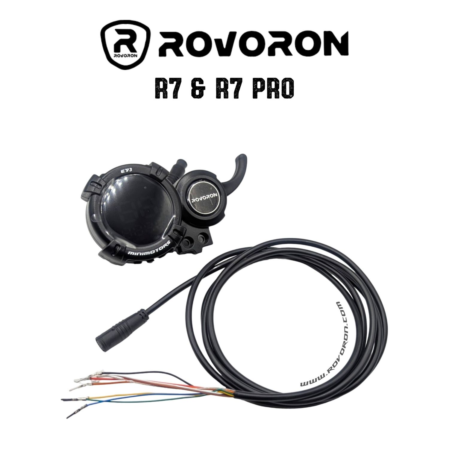 Rovoron R7 & R7 Pro | DISPLAY EY3 CONNECTÉ