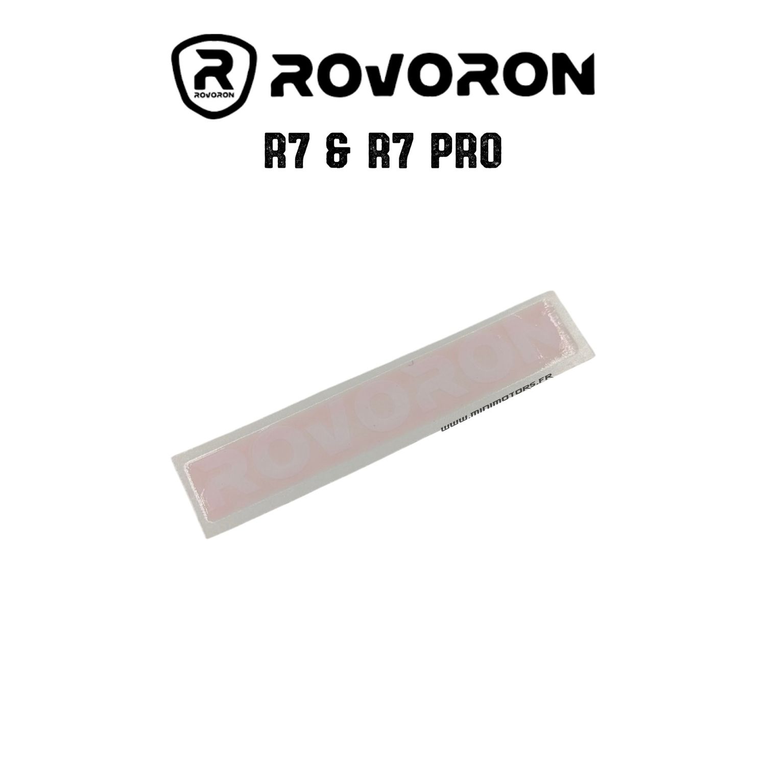 Rovoron R7 & R7 Pro | STICKER LOGO ROVORON BRAS DE FOURCHE Rovoron R7 & R7 Pro | STICKER LOGO ROVORON BRAS DE FOURCHE