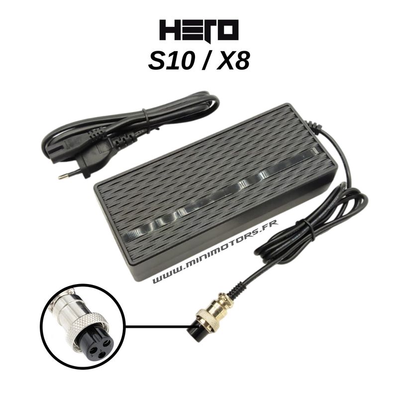 Hero S10 & X8 | CHARGEUR 52V (58.8V 2A) V1