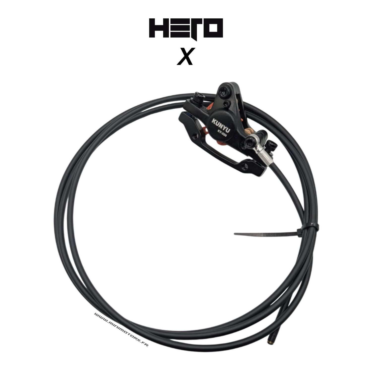 Hero X | ETRIER FREIN + DURITE ARRIERE Hero X | ETRIER FREIN + DURITE ARRIERE