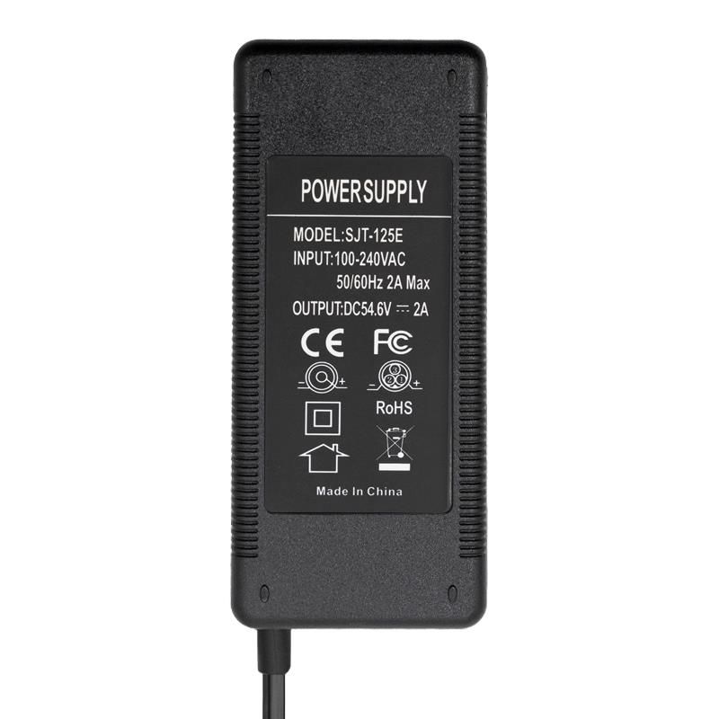 Chargeur 48v (sortie 54,6v) 2A connecteur GX16 Chargeur 48v (sortie 54,6v) 2A connecteur GX16