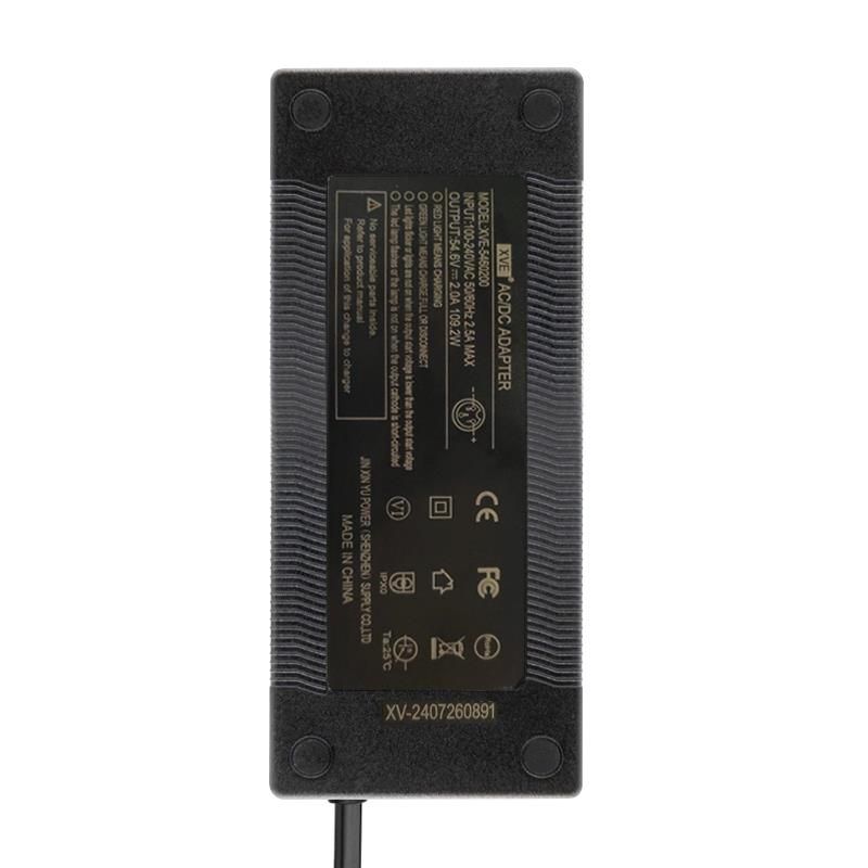 Chargeur Premium 48v (sortie 54.6v) 2A connecteur Gx16 Chargeur Premium 48v (sortie 54.6v) 2A connecteur Gx16