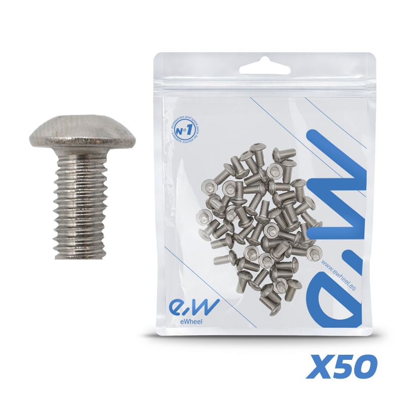 Vis M5x10 argent pour disque de frein - 50pcs Vis M5x10 argent pour disque de frein - 50pcs