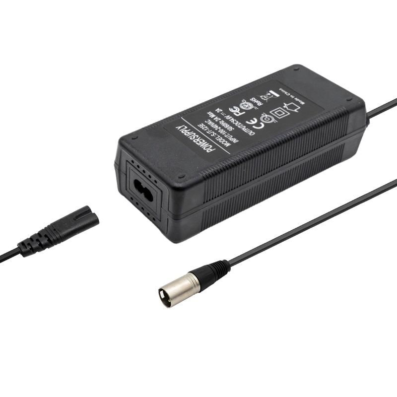 Chargeur 48v (sortie 54,6v) 2A connecteur XLR
