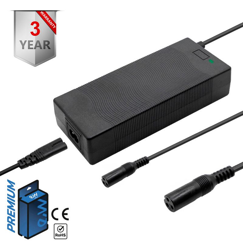 Chargeur premium 60v (sortie 66,4v) 2A connecteur Gx16 Chargeur premium 60v (sortie 66,4v) 2A connecteur Gx16