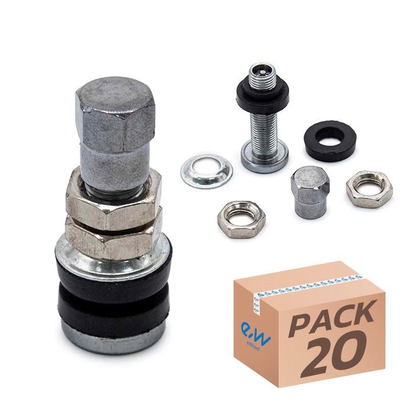Valve Tubeless droite (joint à vis) - PVR40 - 20pcs Valve Tubeless droite (joint à vis) - PVR40 - 20pcs