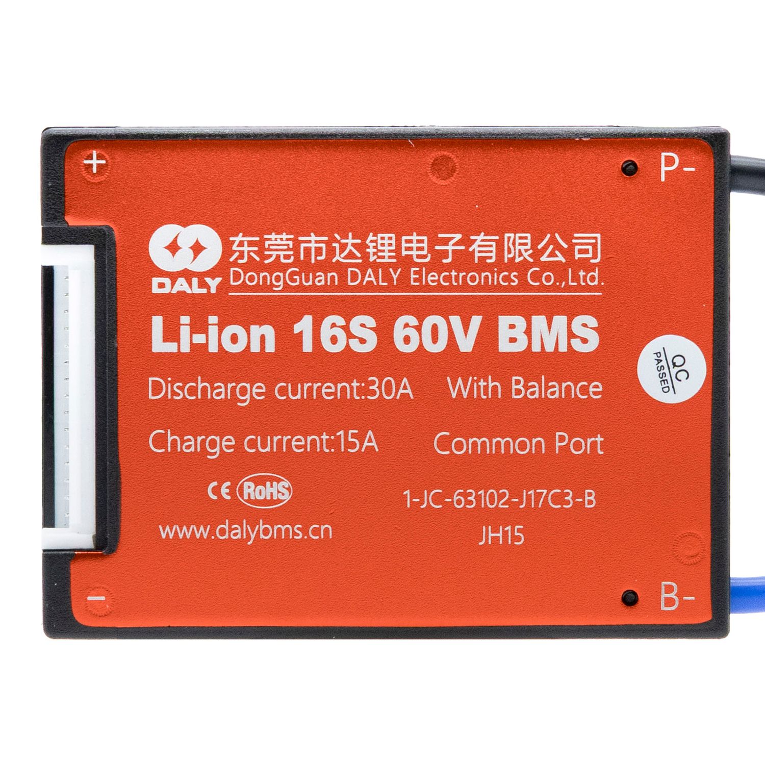 BMS 16S 60V 30A DALY