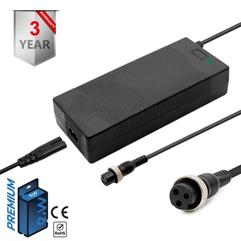 Chargeur premium 52v (sortie 58,8v) 2A connecteur Gx16 pour Dualtron Mini Chargeur premium 52v (sortie 58,8v) 2A connecteur Gx16 pour Dualtron Mini