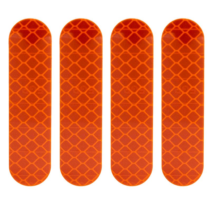 Adhésif réfléchissant orange pour les séries Ninebot Forks F et D - 4uds Adhésif réfléchissant orange pour les séries Ninebot Forks F et D - 4uds