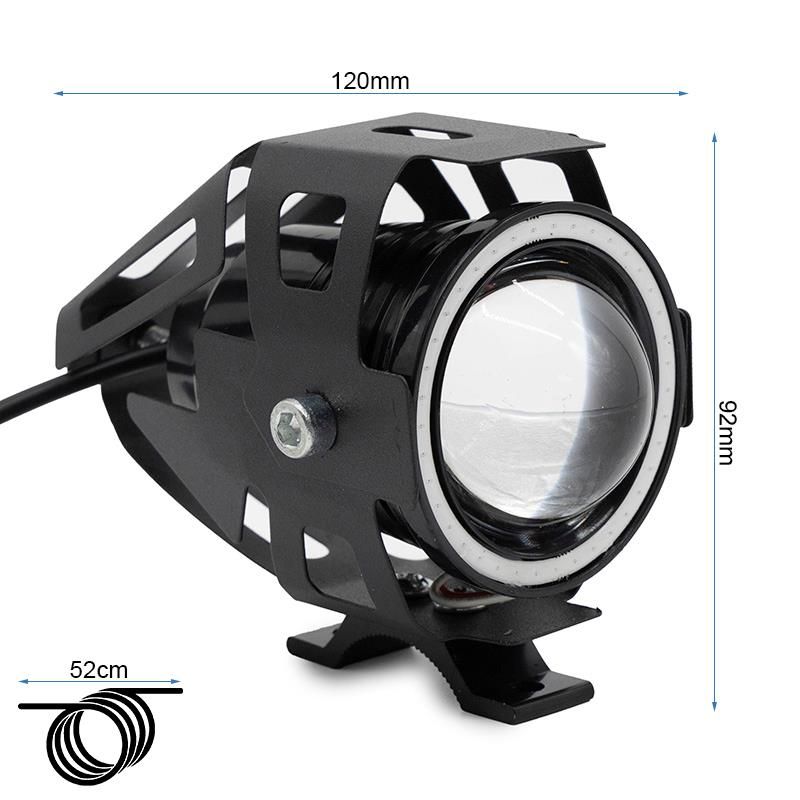 Phare U7 12-60V blanc