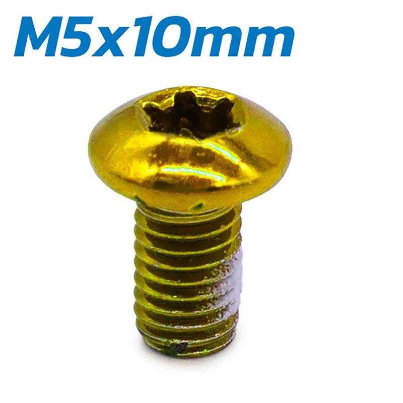 Vis jaune M5x10 pour disques de frein - 12 pcs. Vis jaune M5x10 pour disques de frein - 12 pcs.
