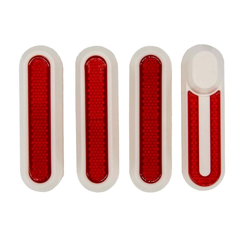 Catadioptre blanc avec réflecteur rouge pour Xiaomi Catadioptre blanc avec réflecteur rouge pour Xiaomi
