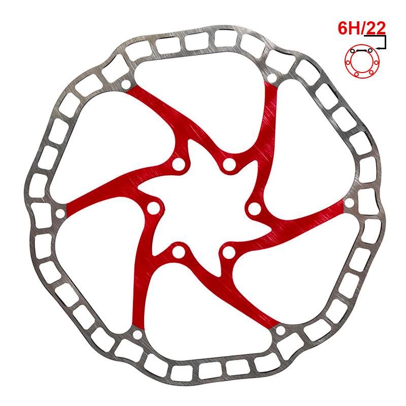 Disque de frein EWD001 140mm 6H rouge Disque de frein EWD001 140mm 6H rouge