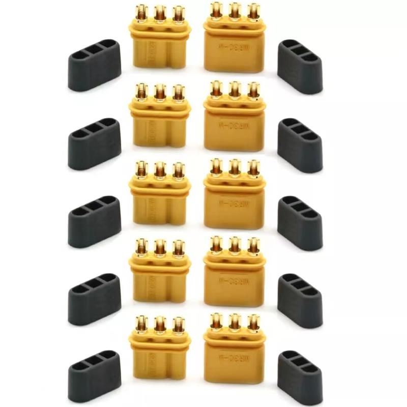 Connecteur MR30 Amass avec protecteur - 5M/5F Connecteur MR30 Amass avec protecteur - 5M/5F