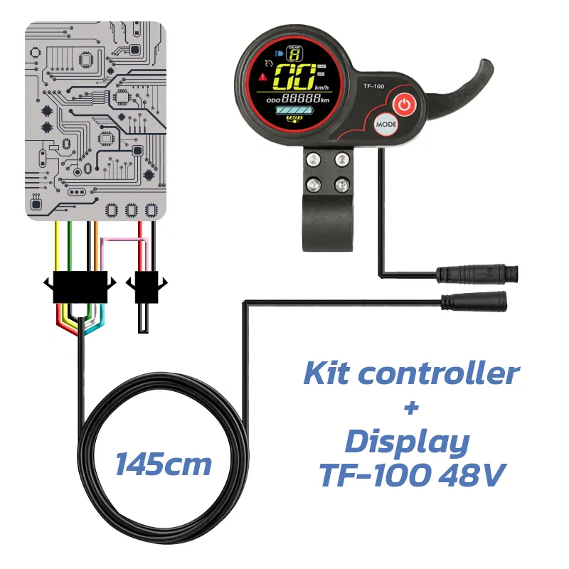 Kit électronique TF-100 48V 20A 500/800W Kit électronique TF-100 48V 20A 500/800W