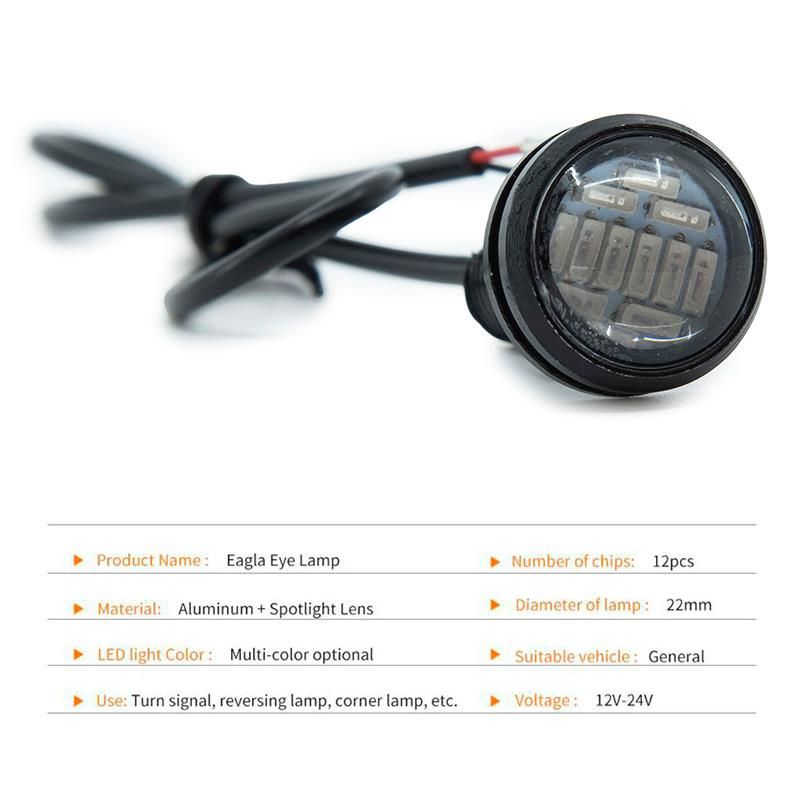 Led eagle eye rouge 12V - 1 pc