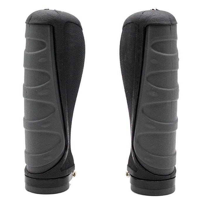 Poignées ergonomiques en silicone avec verrouillage gris - 2 Pièces Poignées ergonomiques en silicone avec verrouillage gris - 2 Pièces