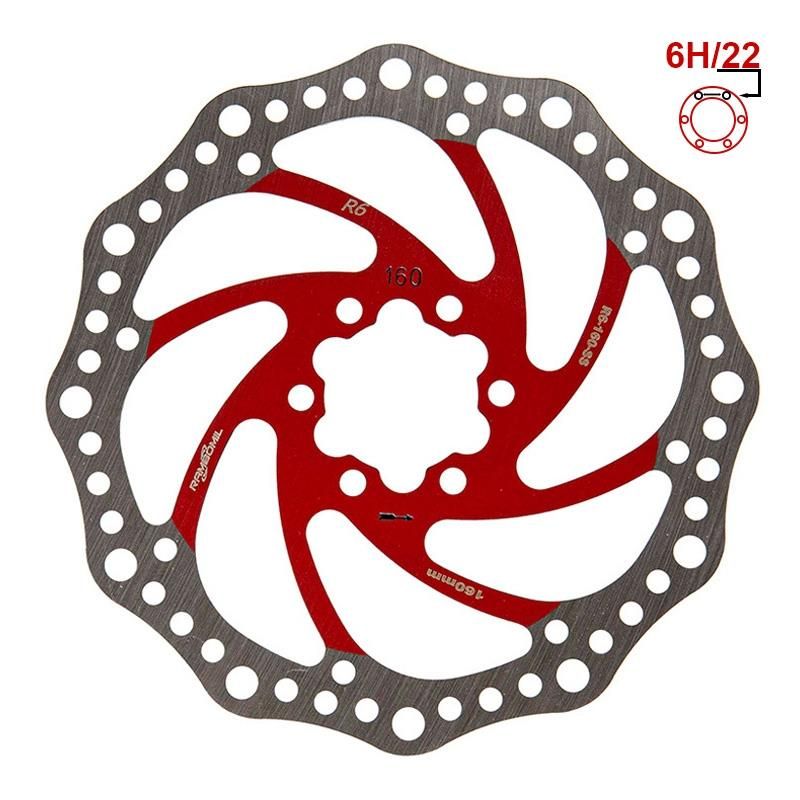 Disque de frein R6.1 160mm 6H RAMBOMIL bleu Disque de frein R6.1 160mm 6H RAMBOMIL bleu