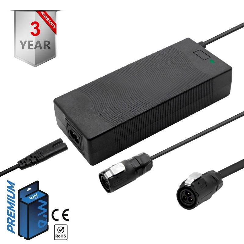 Chargeur premium 52V (sortie 58,8v) 2A connecteur LP16 pour Dualtron Mini