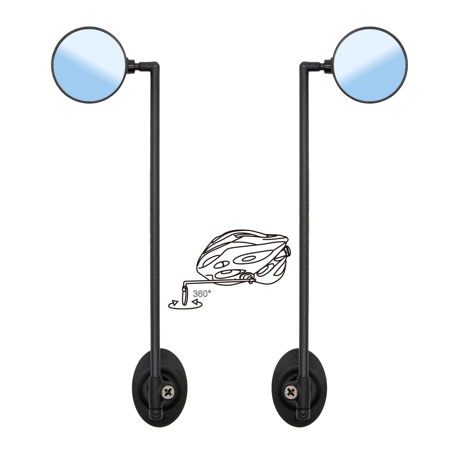 Rétroviseur latéral EWR002 pour casque – ajustable et amovible Rétroviseur latéral EWR002 pour casque – ajustable et amovible