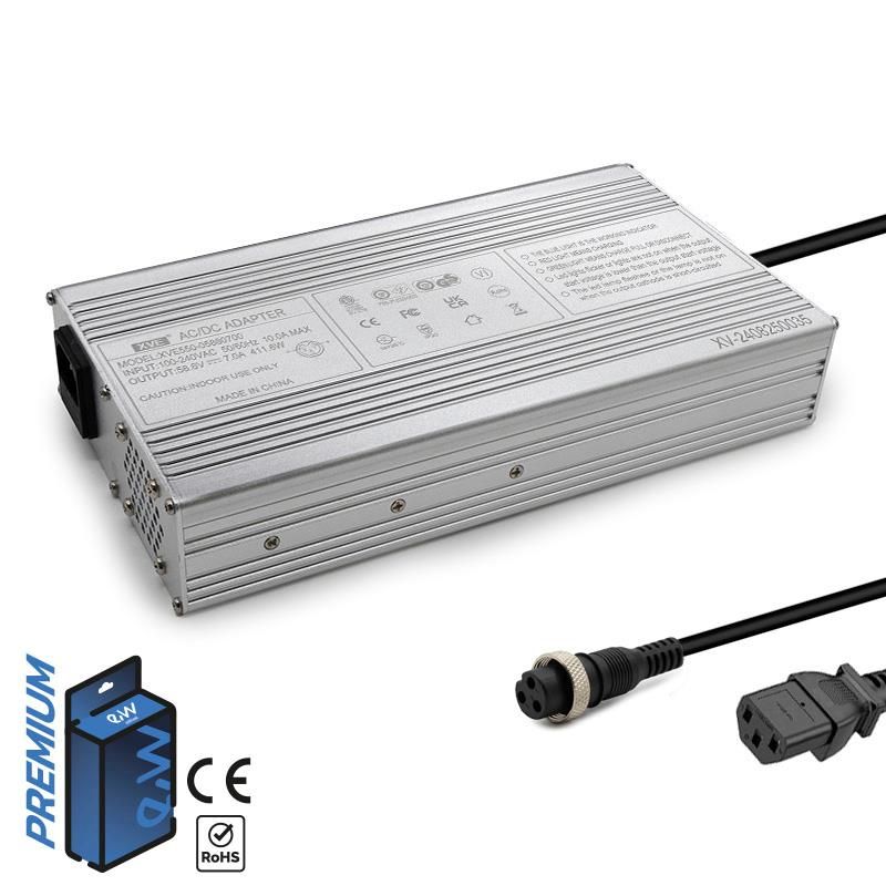 Chargeur 52V (sortie 58,8v) Connecteur 7A GX16 Chargeur 52V (sortie 58,8v) Connecteur 7A GX16