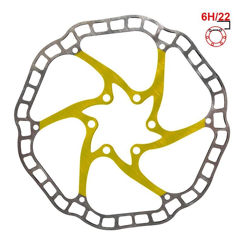 Disque de frein EWD001 140mm 6H jaune Disque de frein EWD001 140mm 6H jaune