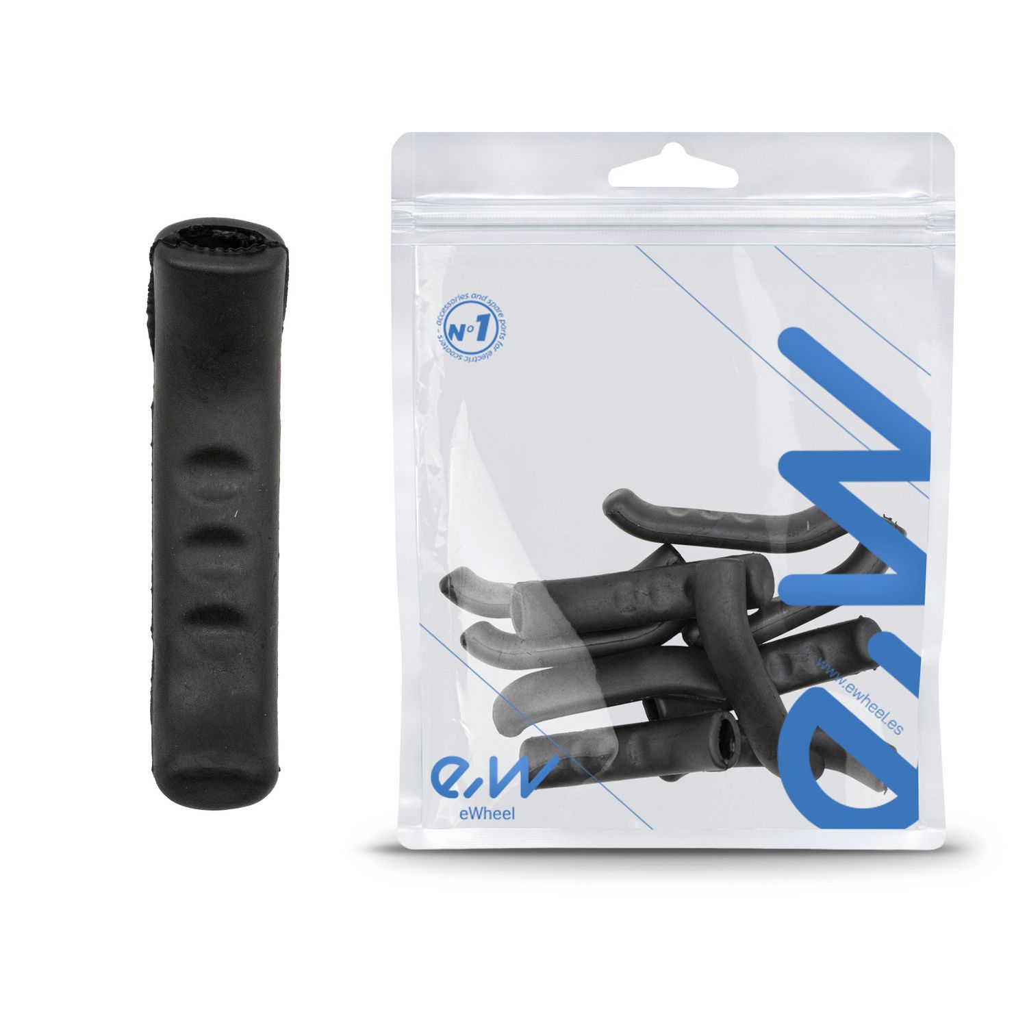 Cache en silicone pour poignée de frein - noir - 10pcs Cache en silicone pour poignée de frein - noir - 10pcs