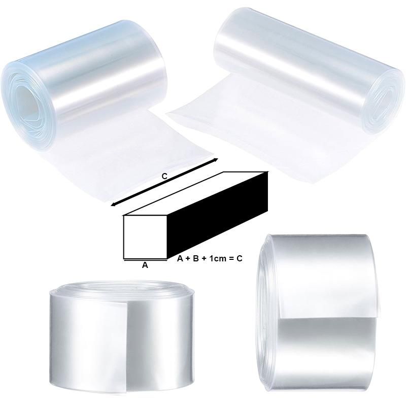 Gaine thermorétractable transparente 120mm 10M Gaine thermorétractable transparente 120mm 10M