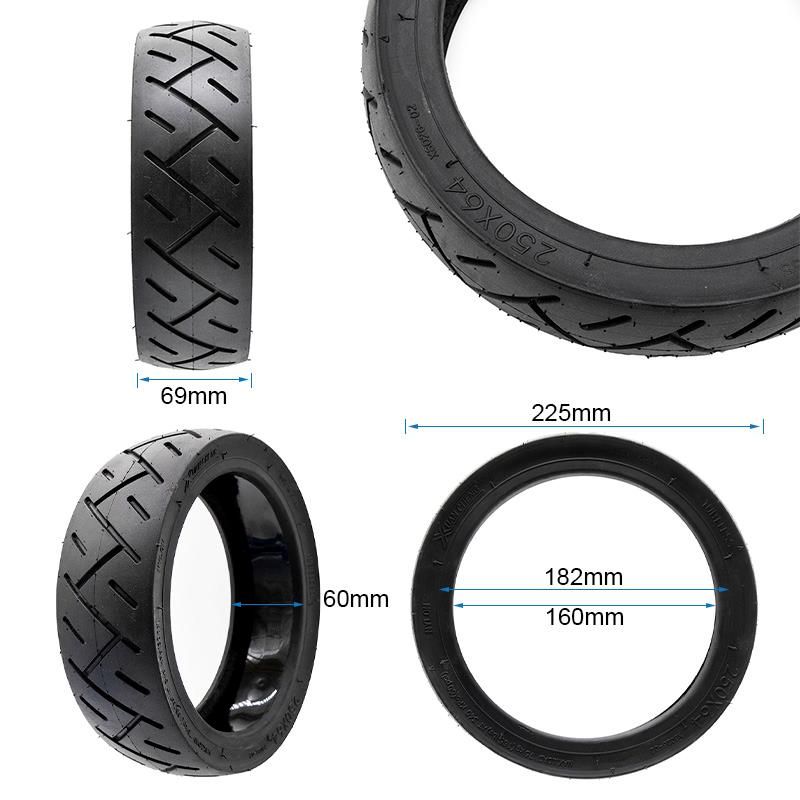 Pneu Tubeless 250x64 Xuancheng - Edition GEL