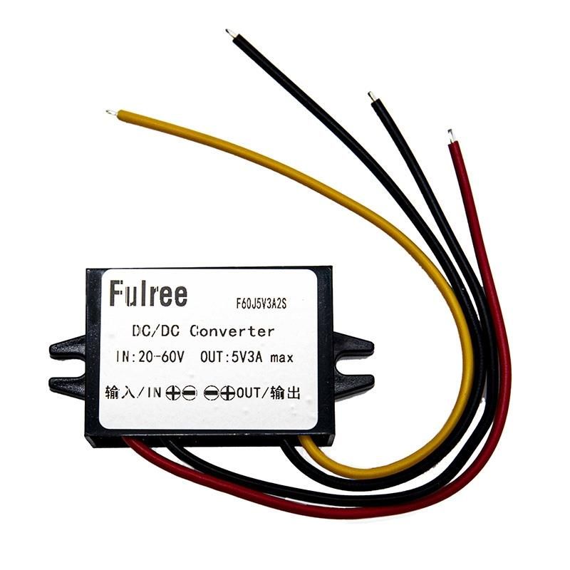 Convertisseur DC 20-60V vers 5V 3A Fulree Convertisseur DC 20-60V vers 5V 3A Fulree