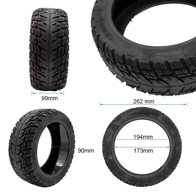 Pneu tubeless off-road 90/55-7 avec gel Pneu tubeless off-road 90/55-7 avec gel