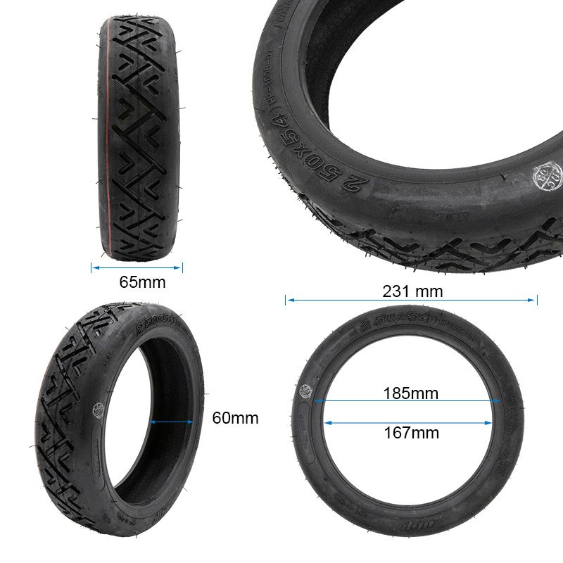 Pneu tubeless off-road 250×54