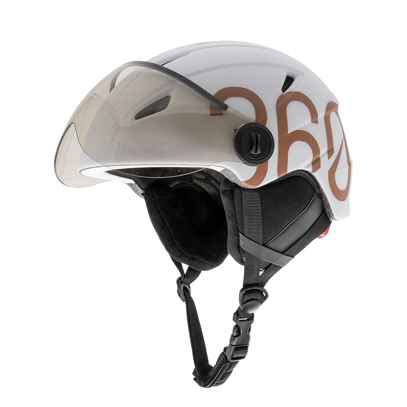 GLOOB Urbain - Bianco/Marron – Oreillettes Amovibles GLOOB Urbain - Bianco/Marron – Oreillettes Amovibles