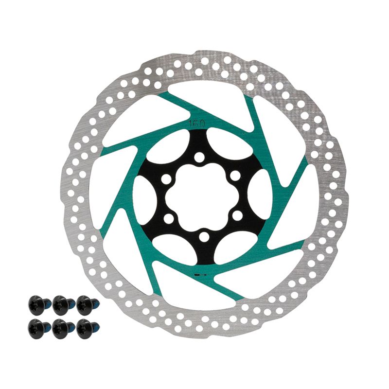 Disque de frein V2 6H 160mm Vert Disque de frein V2 6H 160mm Vert
