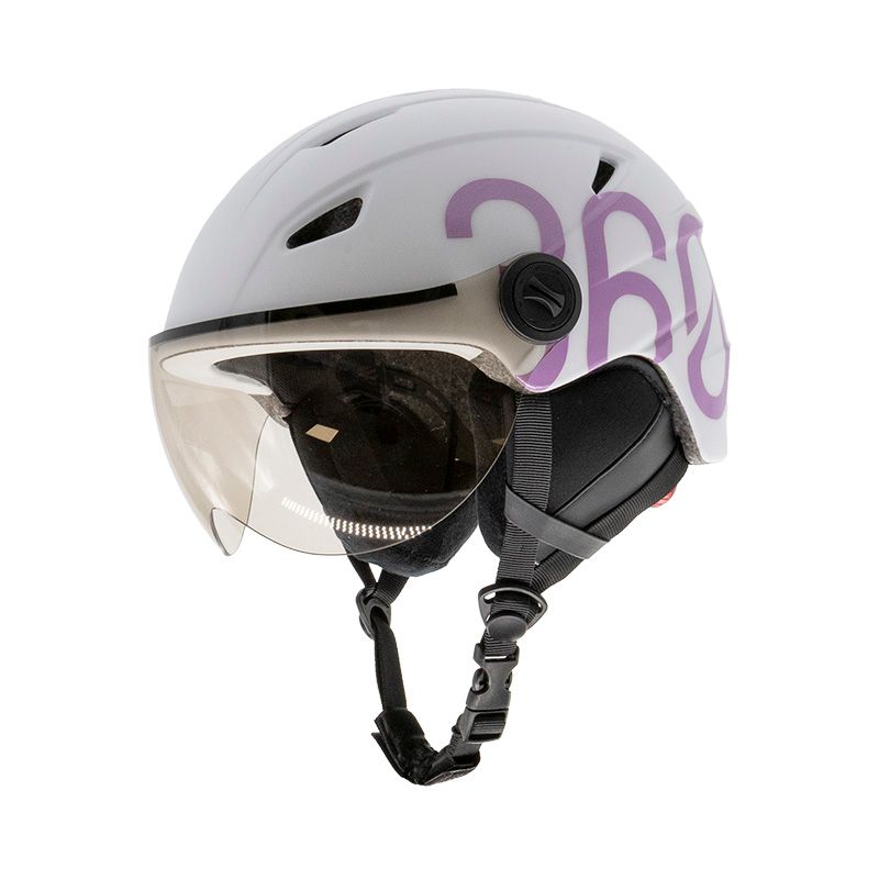 GLOOB Urbain - Bianco/Violet – Oreillettes Amovibles GLOOB Urbain - Bianco/Violet – Oreillettes Amovibles