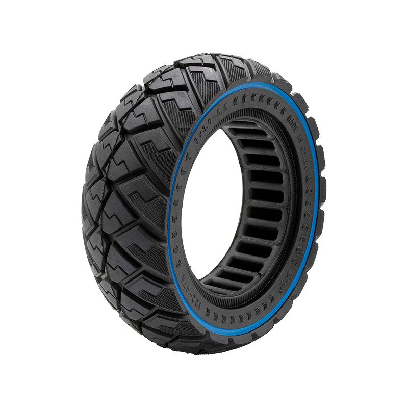 Pneu plein off-road 9x3-5,5 bleu Pneu plein off-road 9x3-5,5 bleu