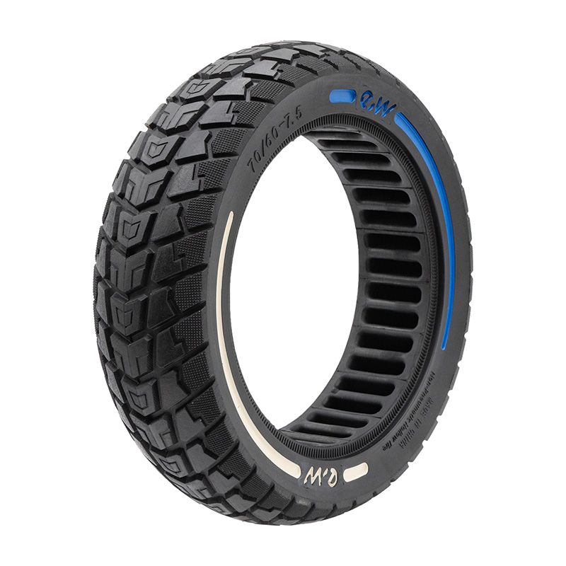 70/60-7.5 Pneu plein blanc/bleu 70/60-7.5 Pneu plein blanc/bleu