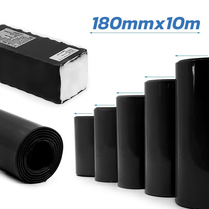 Gaine thermo-retractable noire 180m 10M Gaine thermo-retractable noire 180m 10M
