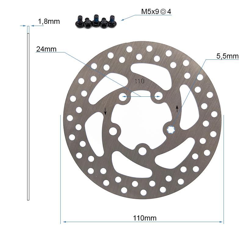 Disque de frein 5 trous 110 mm Xiaomi Original