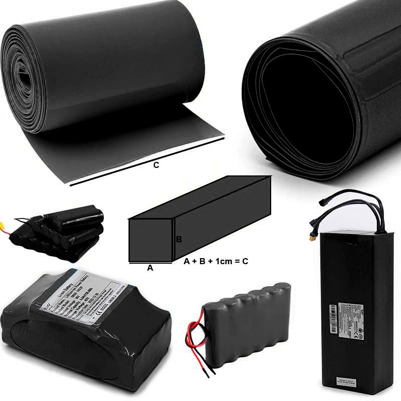 Gaine thermo retractable noire 240m 10M Gaine thermo retractable noire 240m 10M