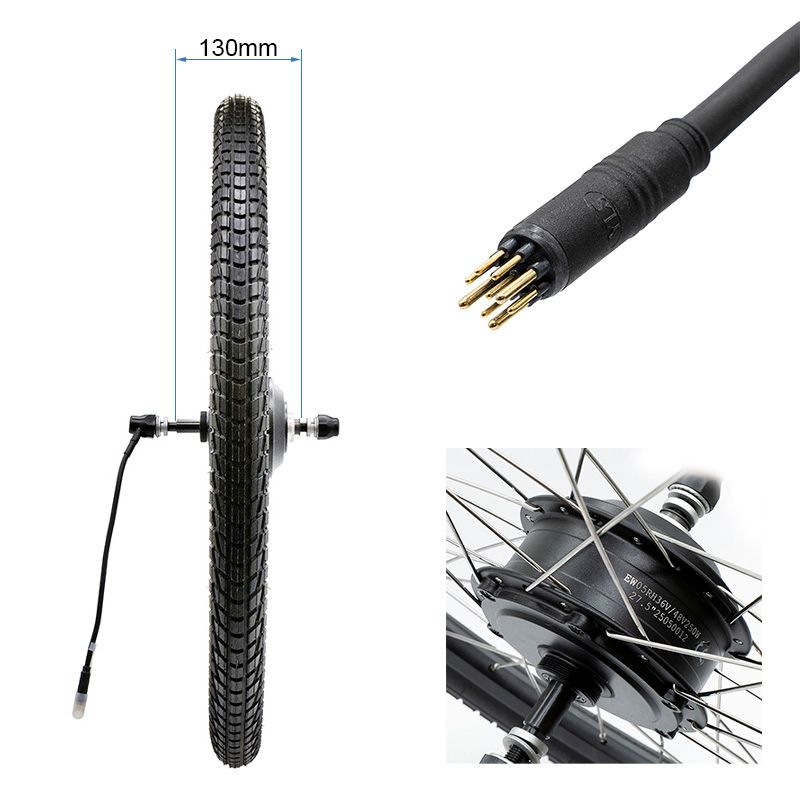 Moteur 36V 250W pour Ebike 27 5 pouces (Inclut pneu) Moteur 36V 250W pour Ebike 27 5 pouces (Inclut pneu)