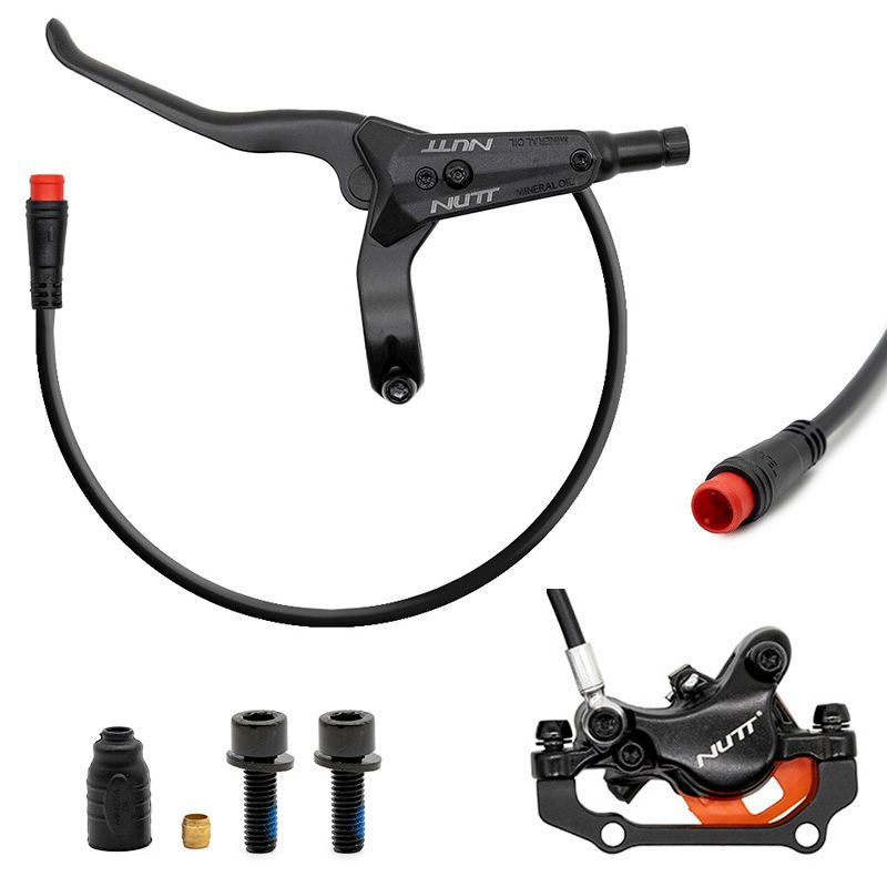 Kit de frein hydraulique 4 noir A5-D arrière Nutt Kit de frein hydraulique 4 noir A5-D arrière Nutt