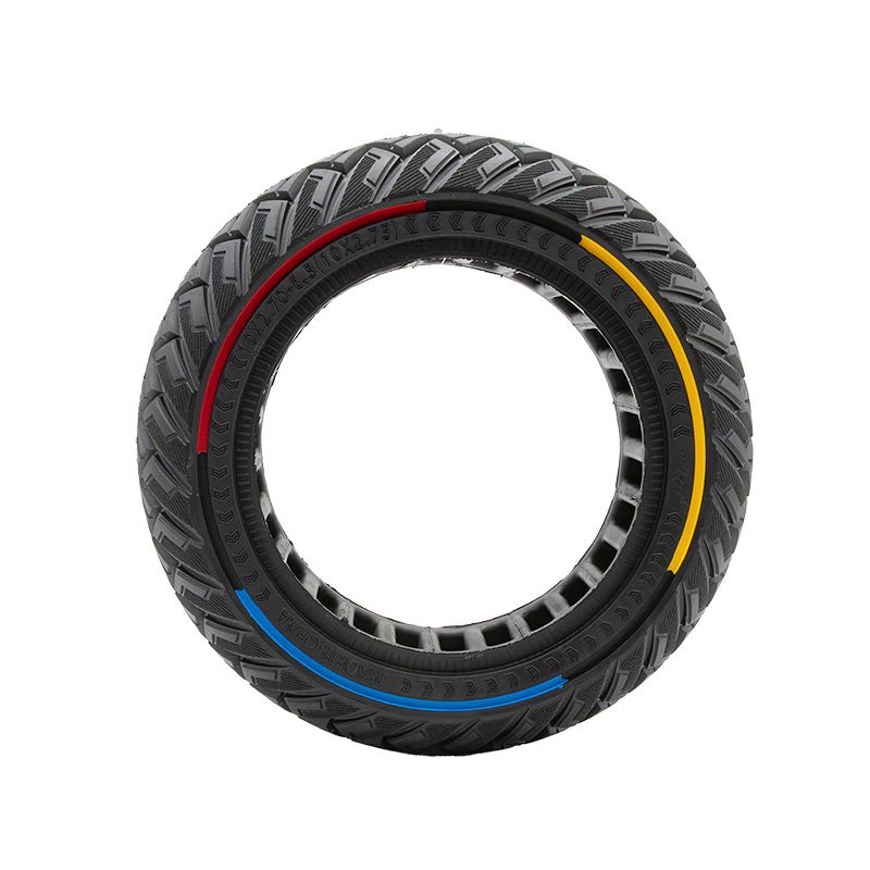 Pneu plein 10x2,70-6,5 (10X2,75) – tricolore Pneu plein 10x2,70-6,5 (10X2,75) – tricolore