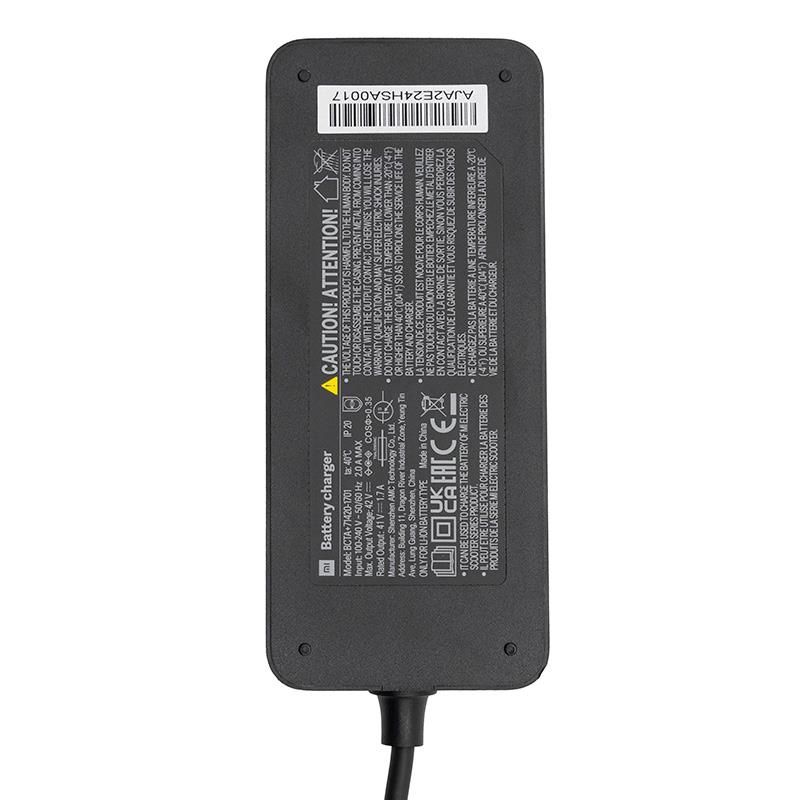 Chargeur Xiaomi 36V (sortie 41,7V) connecteur DC 8mm Original Chargeur Xiaomi 36V (sortie 41,7V) connecteur DC 8mm Original