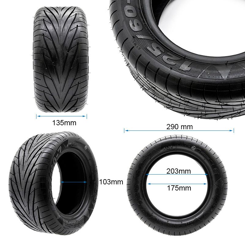 Pneu Tubeless 125/60-7 CST