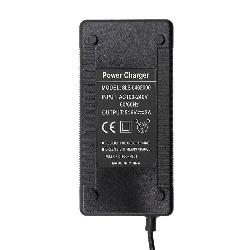 Chargeur 48V (sortie 54,6v) 2A connecteur DC 5,5x2,1mm Chargeur 48V (sortie 54,6v) 2A connecteur DC 5,5x2,1mm
