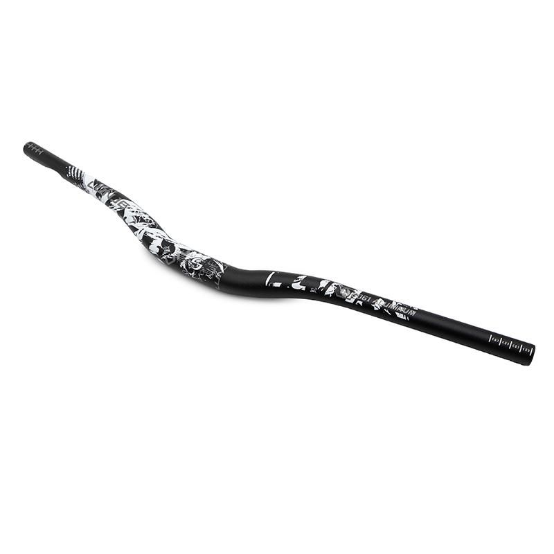 Guidon de 720mm avec élévation 25mm noir-blanc Guidon de 720mm avec élévation 25mm noir-blanc