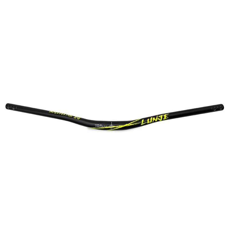 Guidon de 720mm avec élévation 25mm noir-vert Guidon de 720mm avec élévation 25mm noir-vert