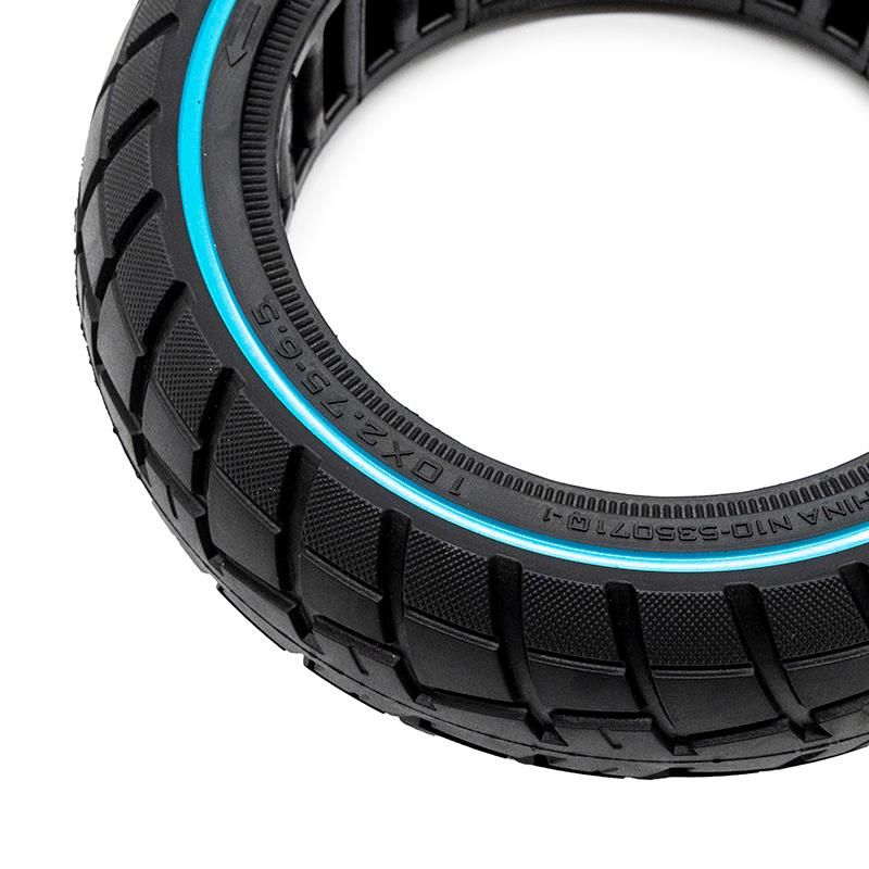 Pneu plein ultraléger Offroad 10x2,75-6,5/B55 - ligne bleue