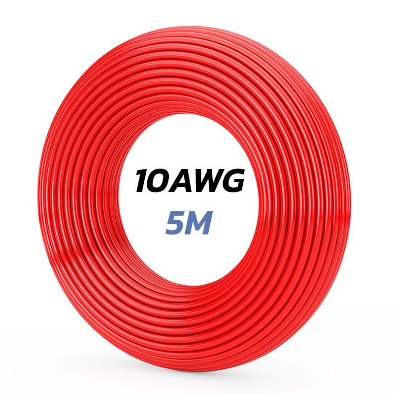 Câble rouge 10 AWG - 5M Câble rouge 10 AWG - 5M